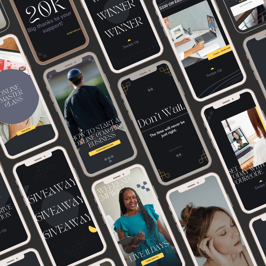 Coach Social Media Canva Bundle