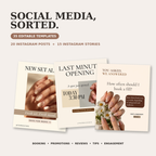 Ultimate Nail Tech Business Kit | 70+ Editable Canva Templates