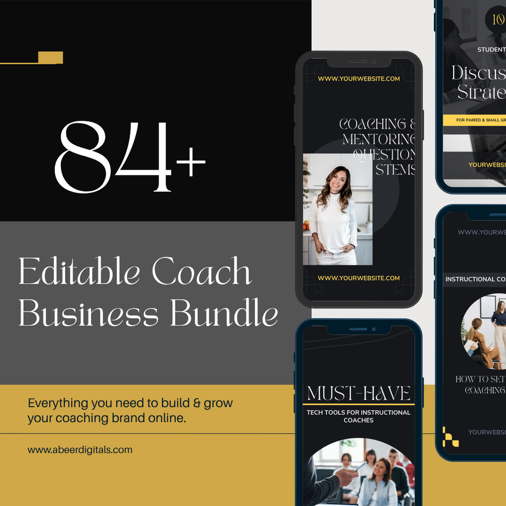 Coach Social Media Canva Bundle