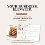 Ultimate Nail Tech Business Kit | 70+ Editable Canva Templates